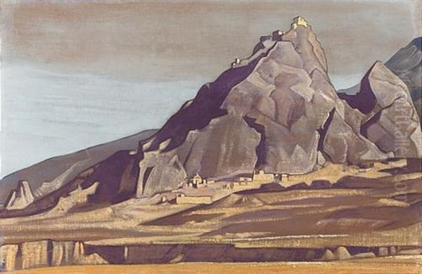 The Temple Oil Painting by Nikolai Konstantinovich Roerich