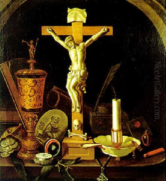 Vanitas-stilleben Oil Painting by Pieter Gerritsz van Roestraten