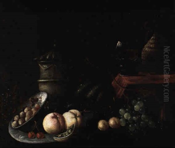 Nature Morte Oil Painting by Pieter Gerritsz van Roestraten