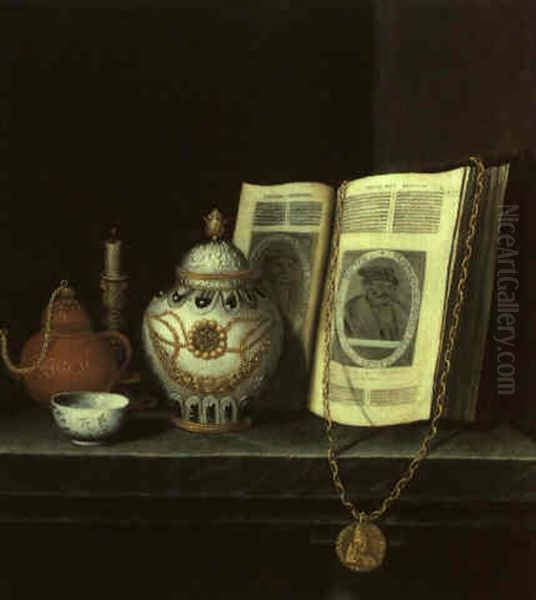 Stilleben Oil Painting by Pieter Gerritsz van Roestraten