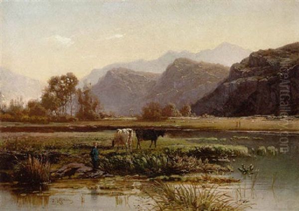 Partie Bei Neuhaus, Nahe Interlaken by Jean Francois Xavier Roffiaen