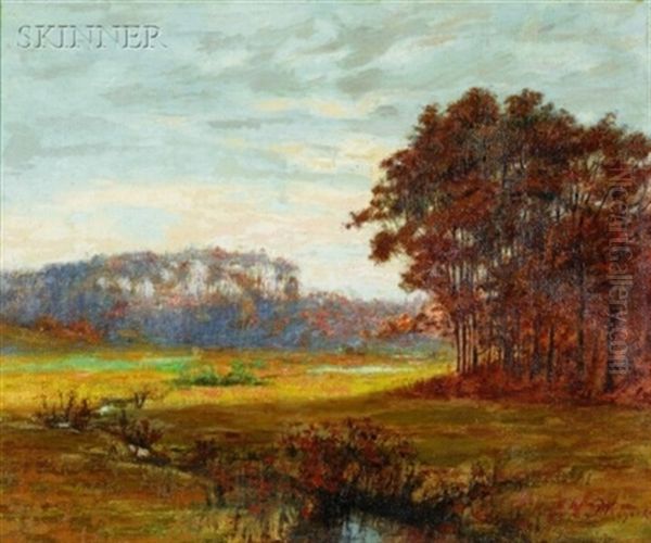 October Afternoon Oil Painting by Franklin Whiting Rogers