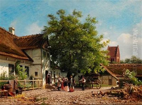 Visiting The Vicarage by Frederik Niels Martin Rohde