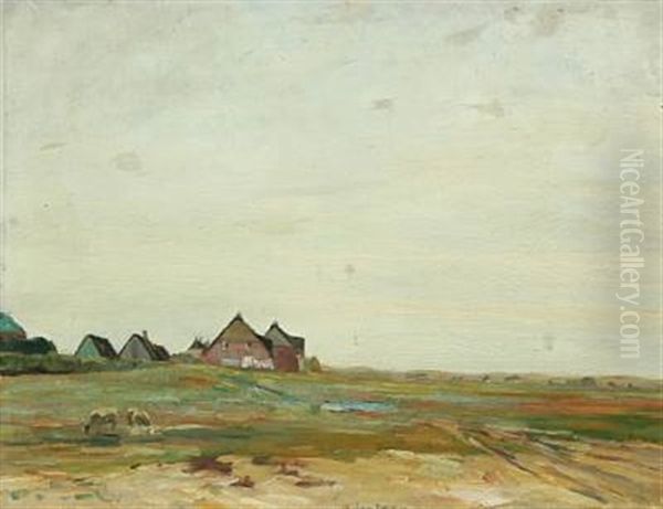 View From Fanoe Oil Painting by Johan Rohde