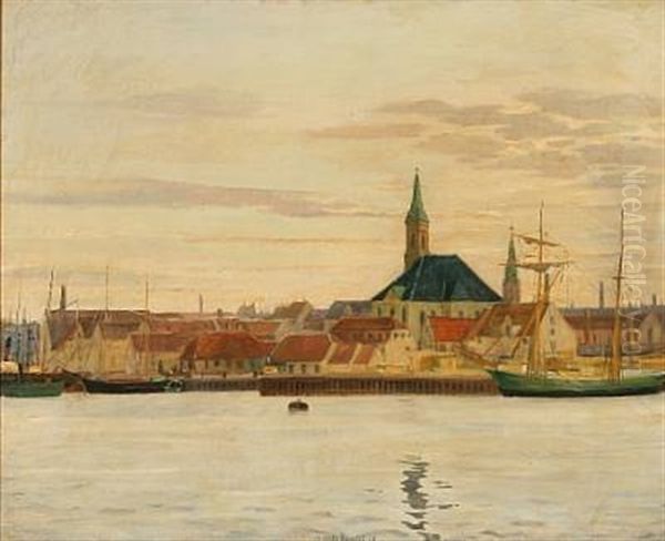 View From Christianshavn, Denmark by Johan Rohde