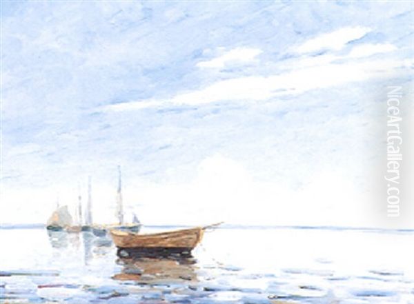 Marine Oil Painting by Johan Rohde