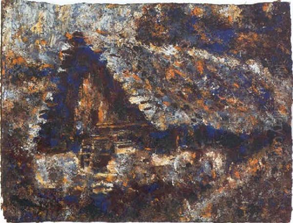 Schweizer Haus Oil Painting by Christian Rohlfs