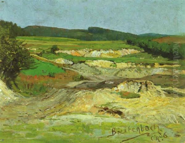 Breitenbach Oil Painting by Christian Rohlfs