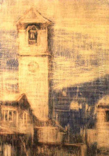 Kirche Im Maggiatal Oil Painting by Christian Rohlfs