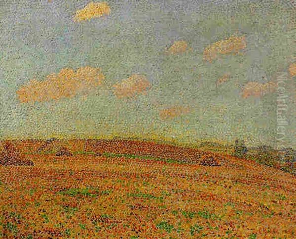 Landschaft. 1902 Oil Painting by Christian Rohlfs