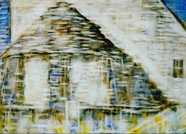 Kapelle Im Tessin Oil Painting by Christian Rohlfs