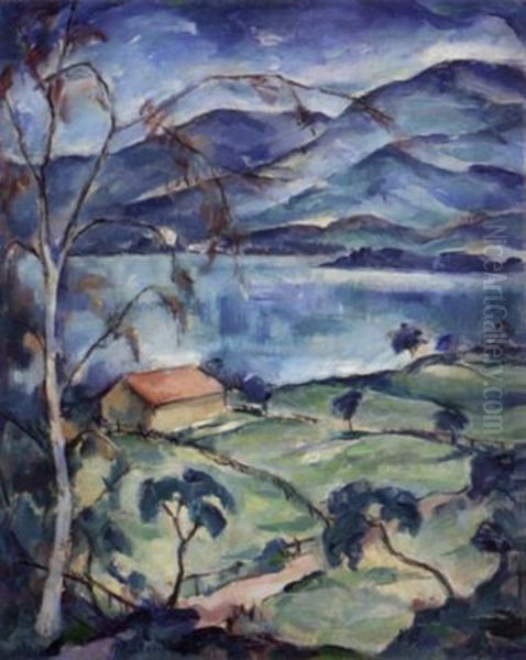 Partie Am Schliersee Oil Painting by Wolf Roehricht