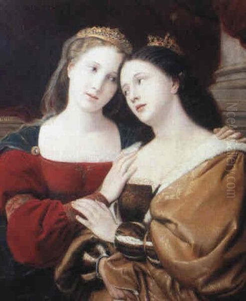 Le Sorelle Latine Oil Painting by Pietro Roi