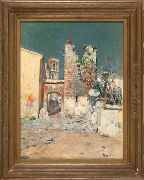 Vista De Pedralbes Oil Painting by Joan Roig Soler