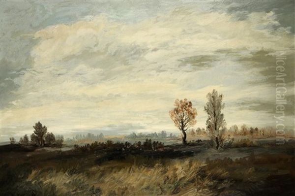 Herbstlandschaft Oil Painting by Viktor Rolin