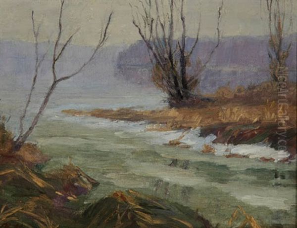 Potomac River At Georgetown by August H.O. Rolle