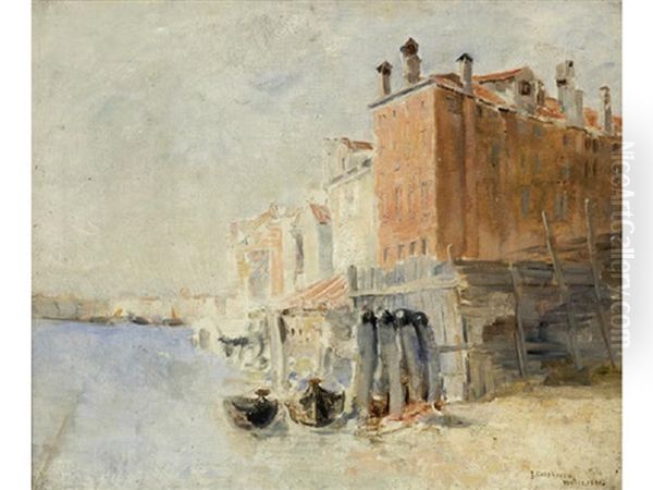 Venice Oil Painting by Julius Rolshoven