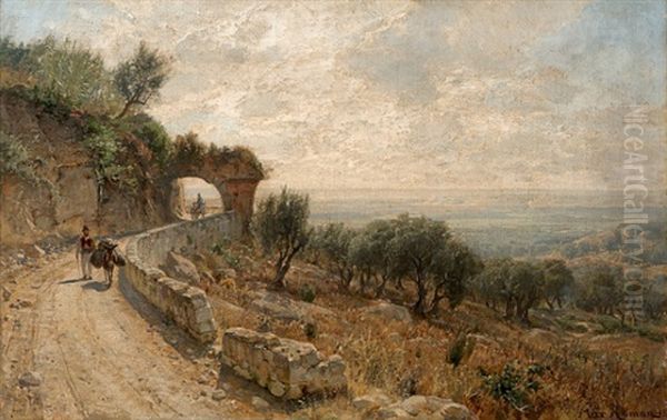 Italienische Landschaft Oil Painting by Max Wilhelm Roman