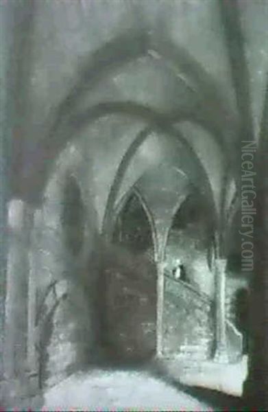 Im Kloster Zu Maulbronn Oil Painting by Victor Roman