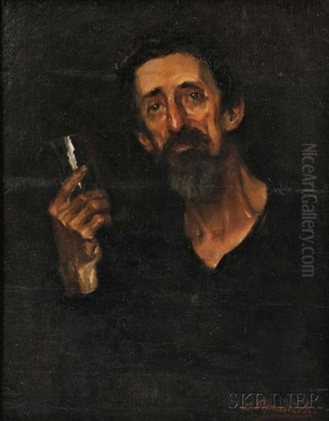 Portrait Of A Bearded Man by Leopoldo Romanach