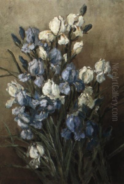 Flores Oil Painting by Leopoldo Romanach