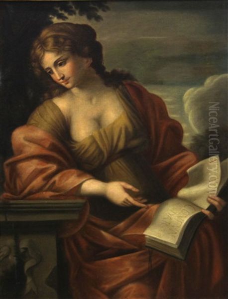 The Cumaean Sibyl Oil Painting by Giovanni Francesco Romanelli