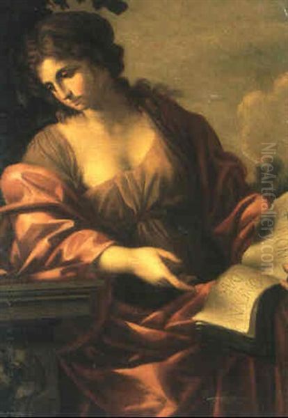 La Sibilla Oil Painting by Giovanni Francesco Romanelli