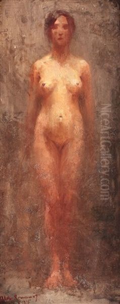 Nude Oil Painting by Alexandru Romano