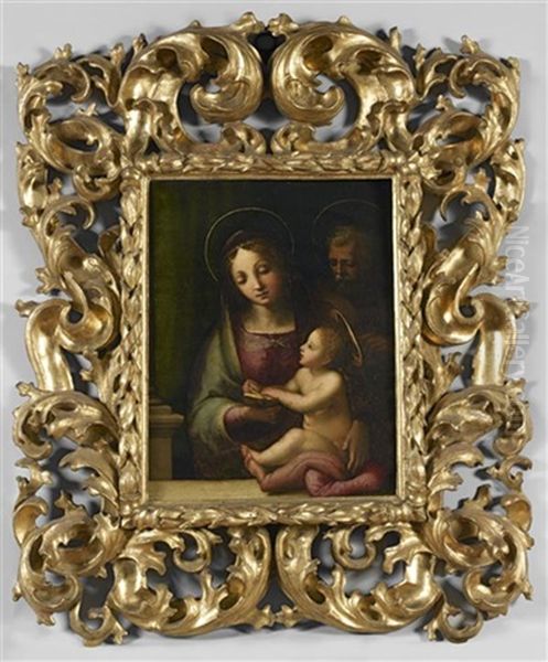 La Sainte Famille Oil Painting by Giulio Romano