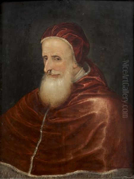 Portrait Du Pape Paul Iii Oil Painting by Giulio Romano