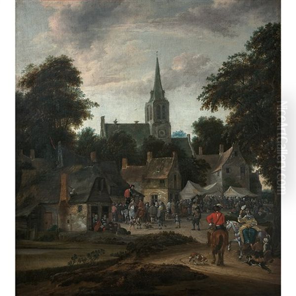 Fete Paysanne Oil Painting by Gillis Rombouts