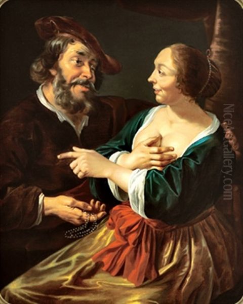 Kaufliche Liebe Oil Painting by Theodoor Rombouts