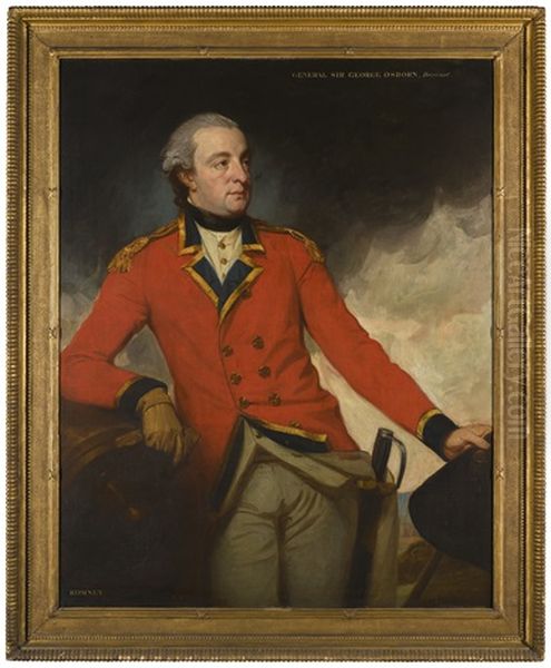 Portrait Of Sir George Osborn (1742-1818) Oil Painting by George Romney