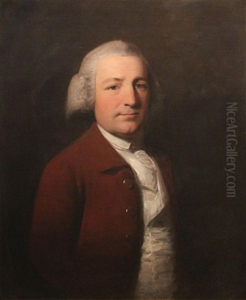 Portrait Of Doctor Abraham Sutcliffe by George Romney