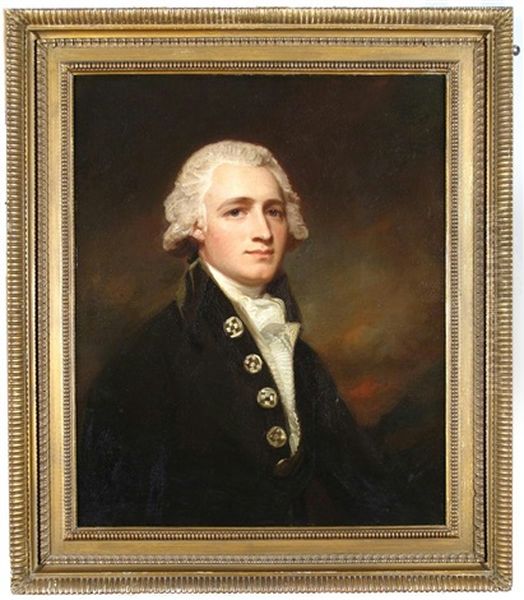 Portrait Of Thomas Smith (1756-1831) Of Wray In Lancashire Oil Painting by George Romney