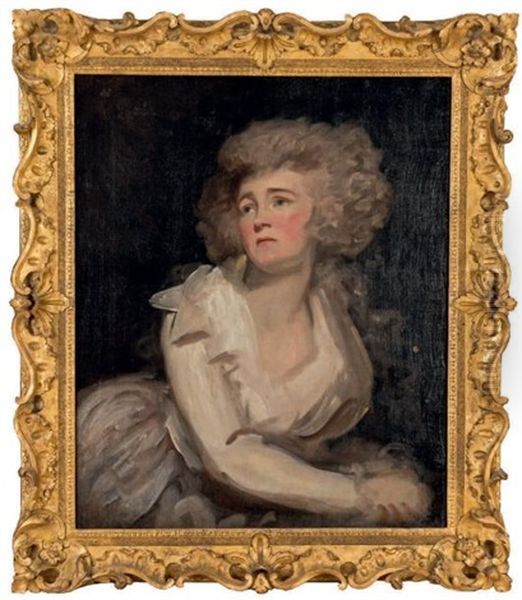 Portrait De Femme Oil Painting by George Romney