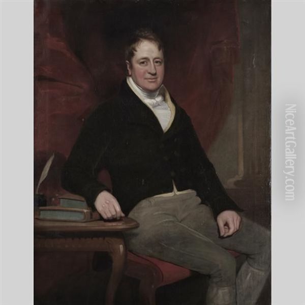 John Flood Of Flood Hall (1771-1838), Son Of John Flood Of Farmley In The County Of Kilkenny Oil Painting by George Romney