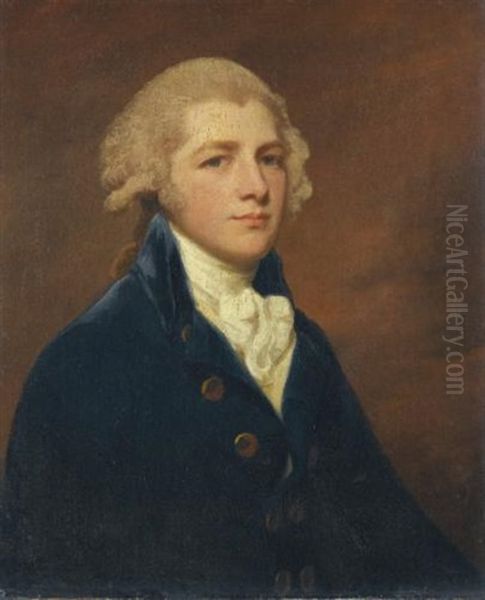 Portrait Of Richard Palmer (1765-1806) Oil Painting by George Romney