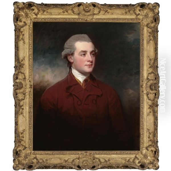 Portrait Of Richard Aldworth-neville Griffin, Lord Braybrooke Oil Painting by George Romney