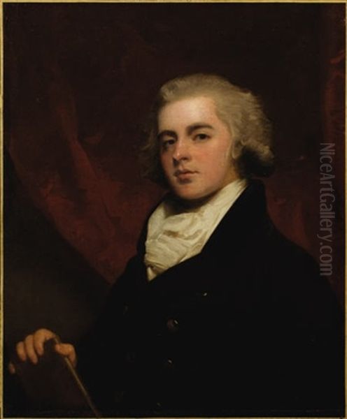 Sir Robert Harland, 2nd Baronet Of Sproughton And Wherstead Oil Painting by George Romney