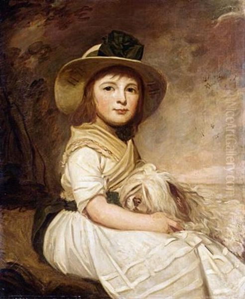 Portrait Of Marianne Holbech by George Romney