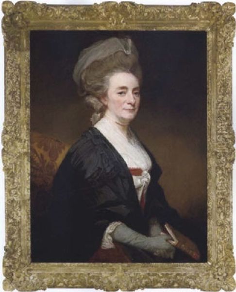 Bildnis Der Mrs. Freeman Oil Painting by George Romney