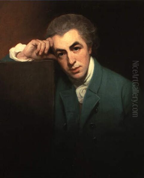 Portrait Of William Hayley Oil Painting by George Romney