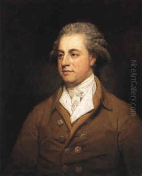 Portrait Of George W. Prescott by George Romney