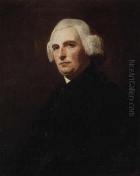 Portrait Of The Rev. Robert Potter Oil Painting by George Romney