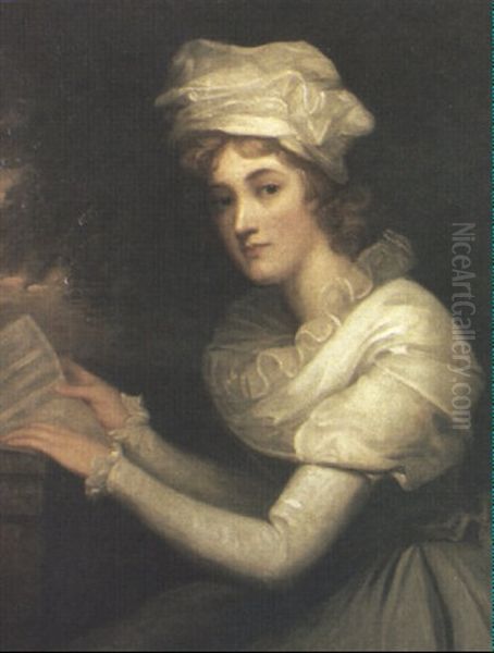 Melesina Chenevix, Mrs. George, Later Mrs. Trench Oil Painting by George Romney