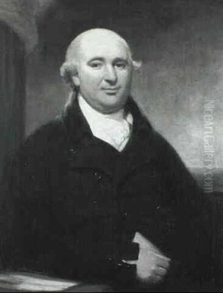 Portrait Of John Jackson, Esq. Oil Painting by George Romney