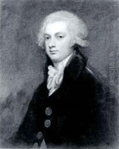 Portrait Of Edward Addison, Esq Oil Painting by George Romney