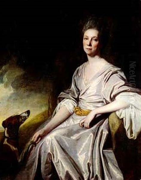 Portrait Of Mrs. Horton Oil Painting by George Romney