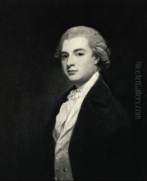 Portrait Of George Capel Coningsby, 5th Earl Of Essex Oil Painting by George Romney